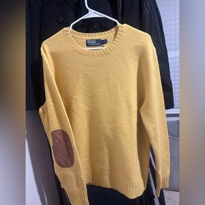 Polo Ralph Lauren Yellow knit, wool cashmere blend, sweater